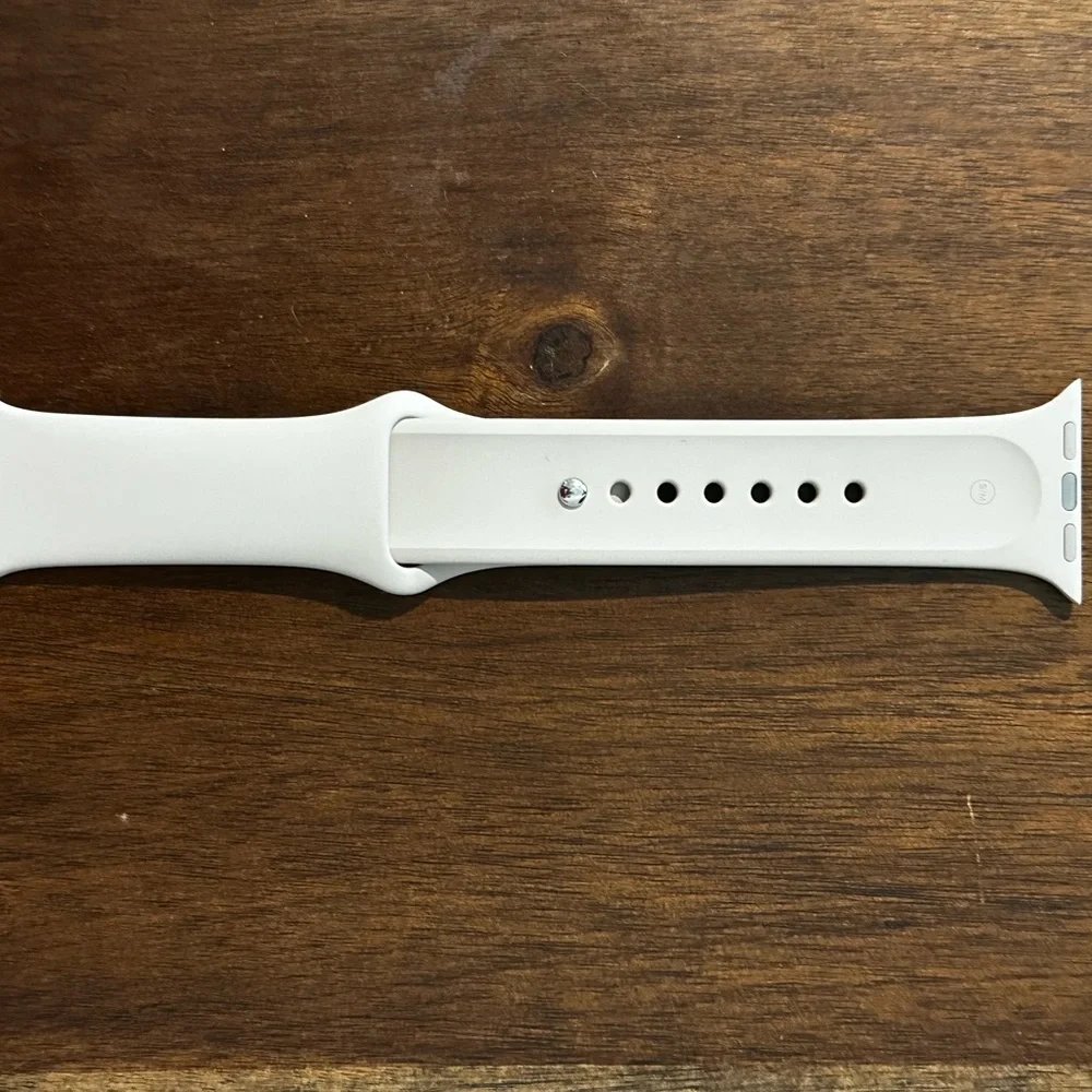 Tan/grey Apple Watch Band